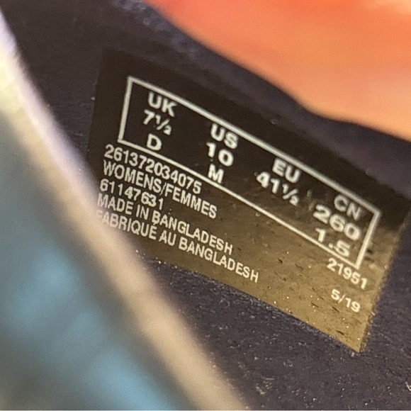 Clarks Collection 21951 Dark Navy Leather Slip On Shoes Size 10 - Picture 7 of 7